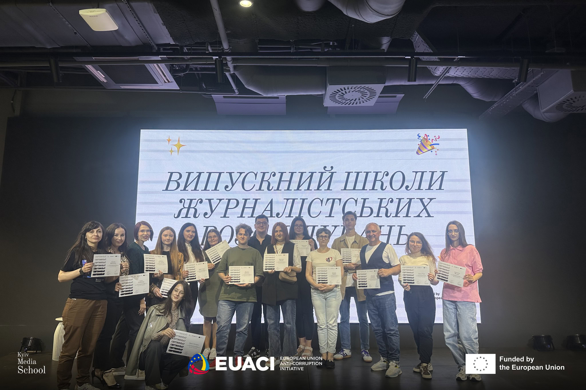 Натисни щоб дізнатись більше про: 35 нових імен у розслідувальній журналістиці: випускники Kyiv Media School представили свої проєкти